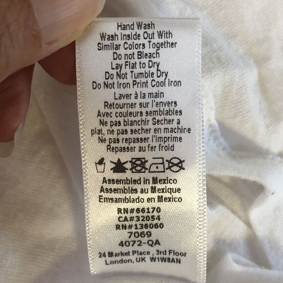 Project Social  T  Urban Outfitters Wide Sleeves Relaxed Cropped White Small - Picture 9 of 12